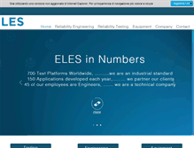 Tablet Screenshot of eles.com